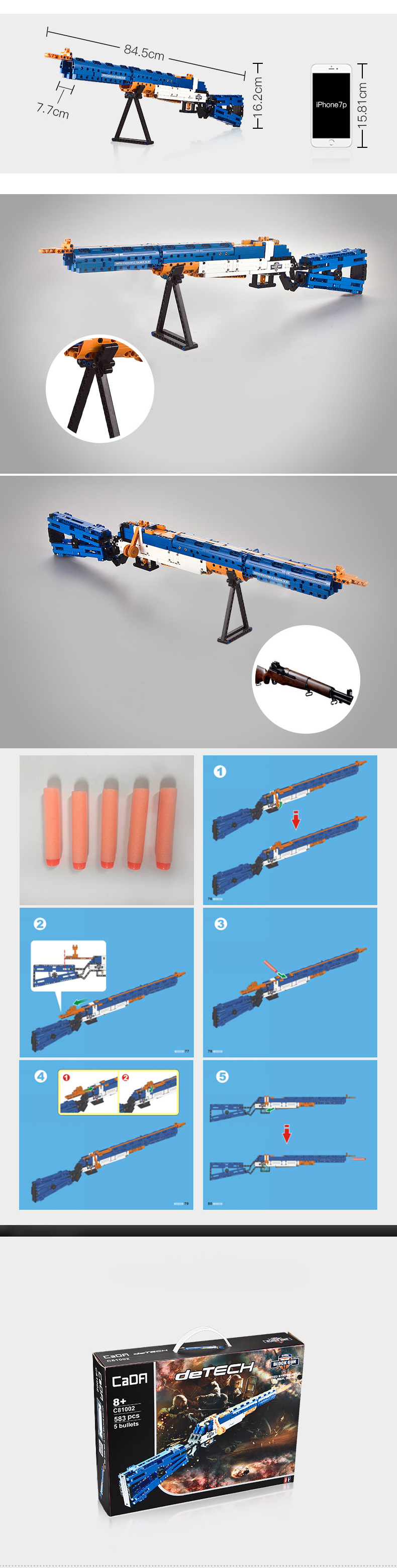 Double Eagle CaDA C81002 Building Bricks Set