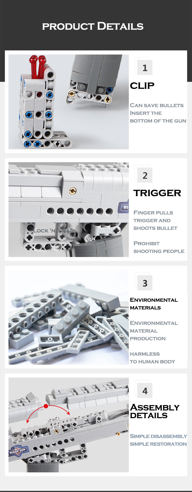 Double Eagle CaDA C81007 Building Bricks Set