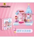 Keeppley K20809 Sanrio Series Summer Coconut Ice Desert Shop Building Blocks Toy Set