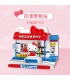Keeppley K20810 Sanrio Series Pompompurin Shinning Pudding Shop Building Blocks Toy Set