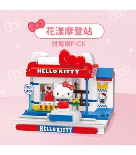 Keeppley K20810 Sanrio Series Pompompurin Shinning Pudding Shop 빌딩 블록 장난감 세트