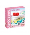 Keeppley K20806 Hello Kitty série Mini Bus blocs de construction ensemble de jouets