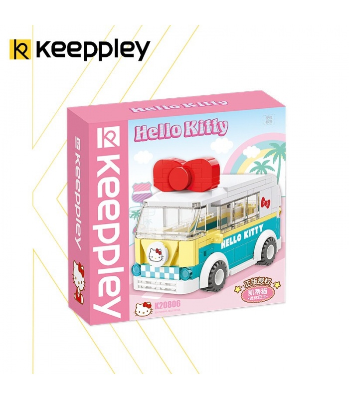 Keeppley K20806 Hello Kitty Series Mini Bus Building Blocks Toy Set