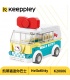 Keeppley K20806 Hello Kitty Series Mini Bus Building Blocks Toy Set