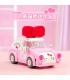 Keeppley K20805 Hello Kitty Series Mini Car Building Blocks Toy Set