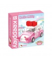 Keeppley K20805 Hello Kitty Series Mini Car Building Blocks Juego de juguetes