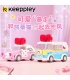 Keeppley K20805 Hello Kitty Series Mini Car Building Blocks Toy Set