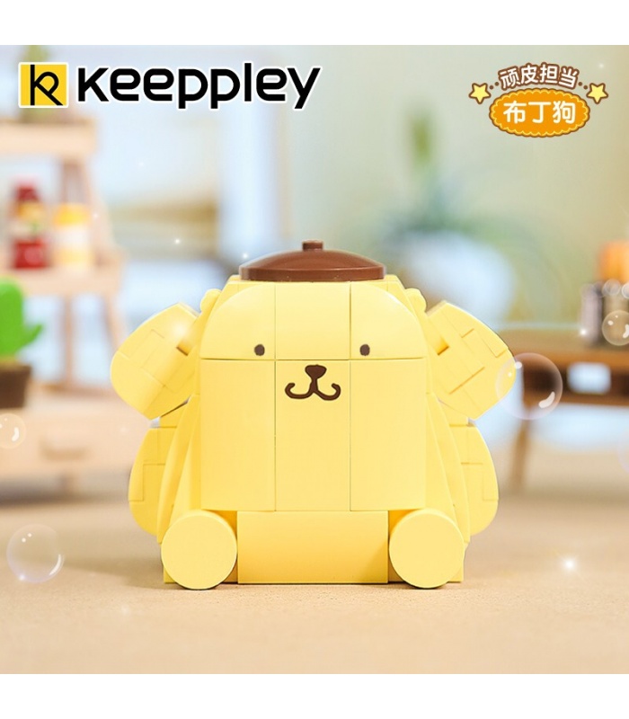 Keeppley K20804 Hello Kitty Series Pompompurin Juego de bloques de construcción de