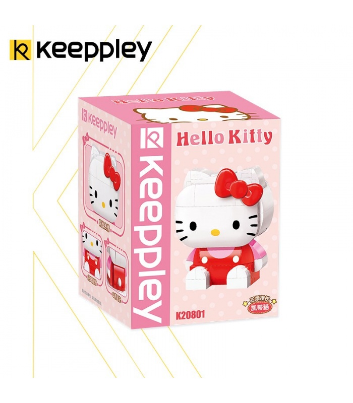 Keeppley K20801 헬로 키티 시리즈 헬로 키티 빌딩 블록 장난감 세트