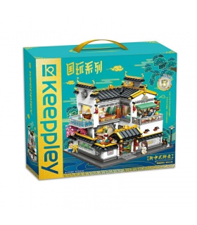 Keeppley K18002 Qiyun 빌라 빌딩 블록 장난감 세트