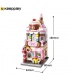 Keeppley City Corner C0101 Honey Sweet Dessert House QMAN Building Blocks Toy Set