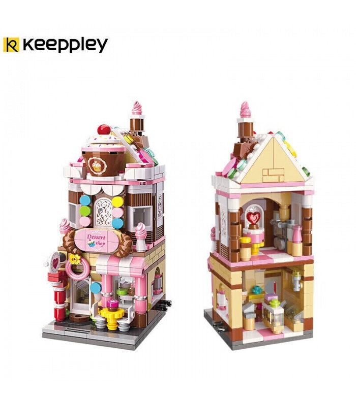 Keeppley City Corner C0101 Honey Sweet Dessert House QMAN Building Blocks Toy Set