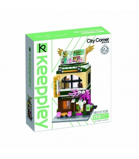 Keeppley City Corner C0107 다채로운 서점 QMAN 빌딩 블록 장난감 세트