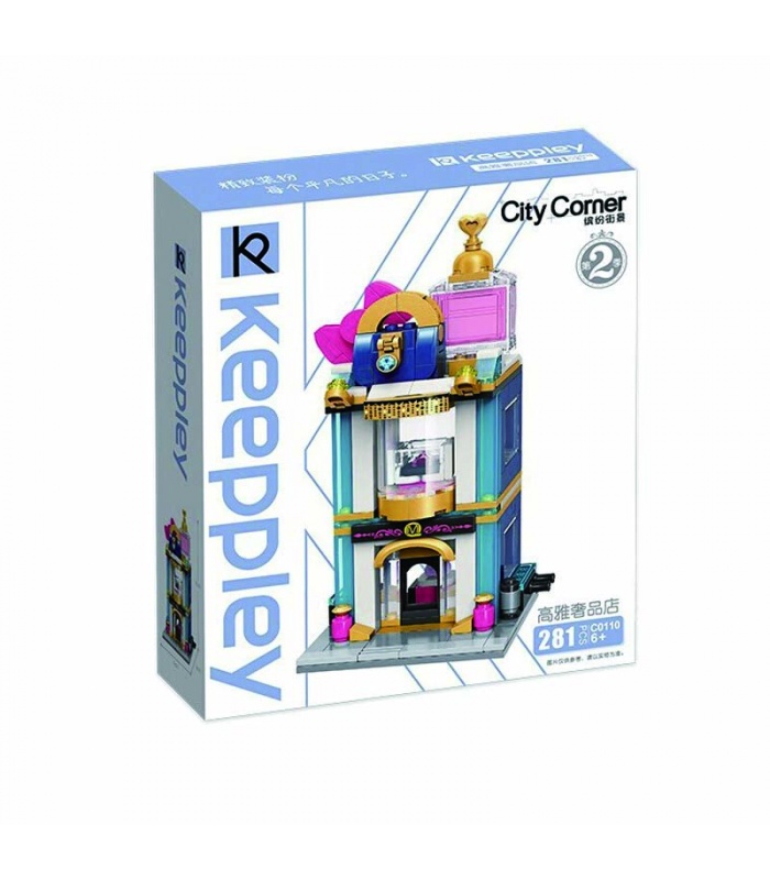 Keeppley City Corner C0110 Luxury Store QMAN Building Blocks Toy Set