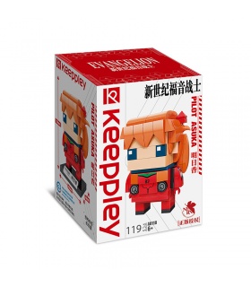 Keeppley Evangelion A0118 Pilot Asuka Building Blocks Spielzeugset
