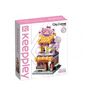 Keeppley City Corner K28001 Erya Ancient Fan Shop QMAN Building Blocks Toy Set