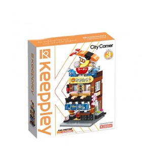 Keeppley K28004 City Corner japanisches Essen Kantine Bausteine-Spielzeug-Set