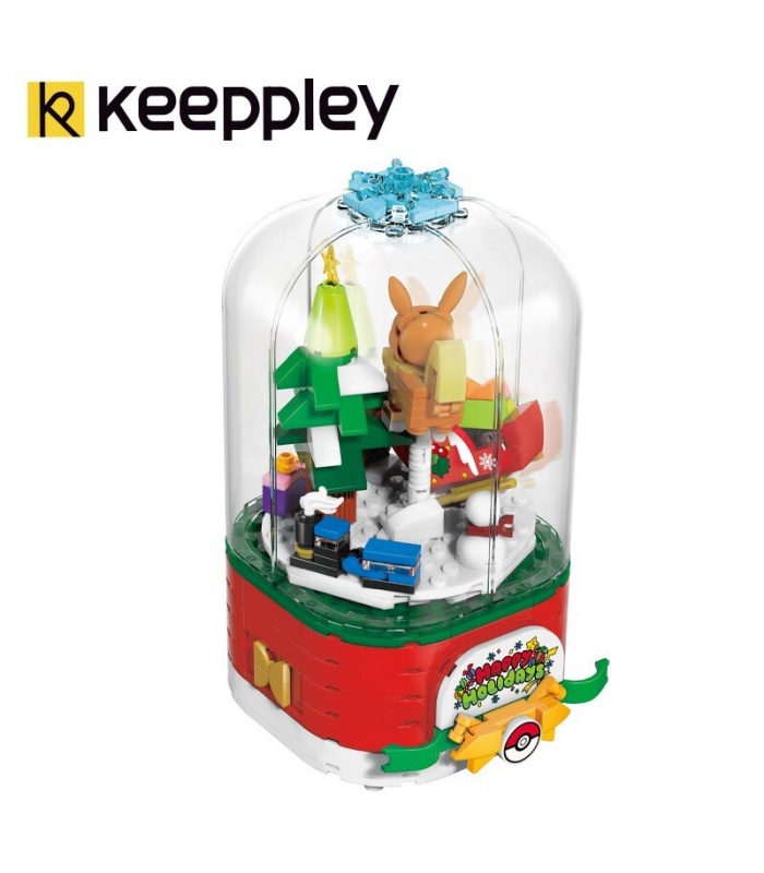Keeppley K20211 Pokémon-Spieluhr, Bausteine-Spielzeugset
