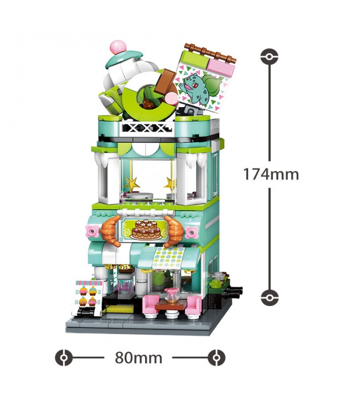 Keeppley K20207 Bulbasaur Dessert House Bausteine Spielzeugset