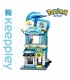 Keeppley K20208 ゼニガメ水泳用品ショップビルディングブロックおもちゃセット
