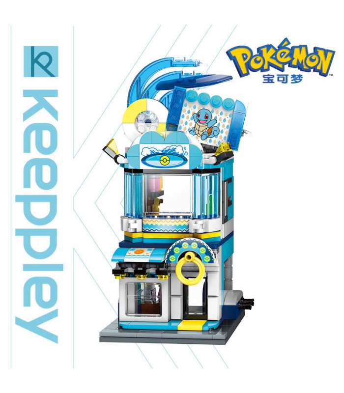 Keeppley K20208 Squirtle Swim Equipment Shop Building Blocks Toy Set