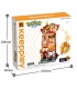 Keeppley K20210 Charmander Hotpot 레스토랑 상점 빌딩 블록 장난감 세트