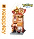 Keeppley K20210 Charmander Hotpot 레스토랑 상점 빌딩 블록 장난감 세트