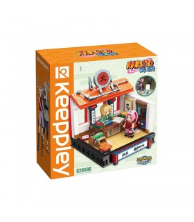 Keeppley K20506 Naruto Juego de juguetes de bloques de construcción de oficinas