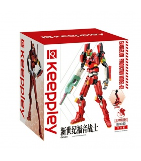 Keeppley K20305 Neon Genesis Evangelion Unit 2 Building Blocks Toy Set