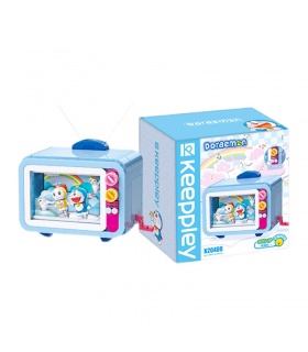 Keeppley K20408 Doraemon TV Juego de juguetes de bloques de construcción