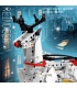 MOULD KING 10010 Christmas Santa Sleigh Building Blocks Toy Set
