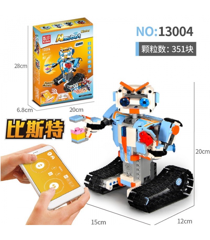 MOLD KING 13004 Bister 원격 제어 로봇 빌딩 블록 장난감 세트