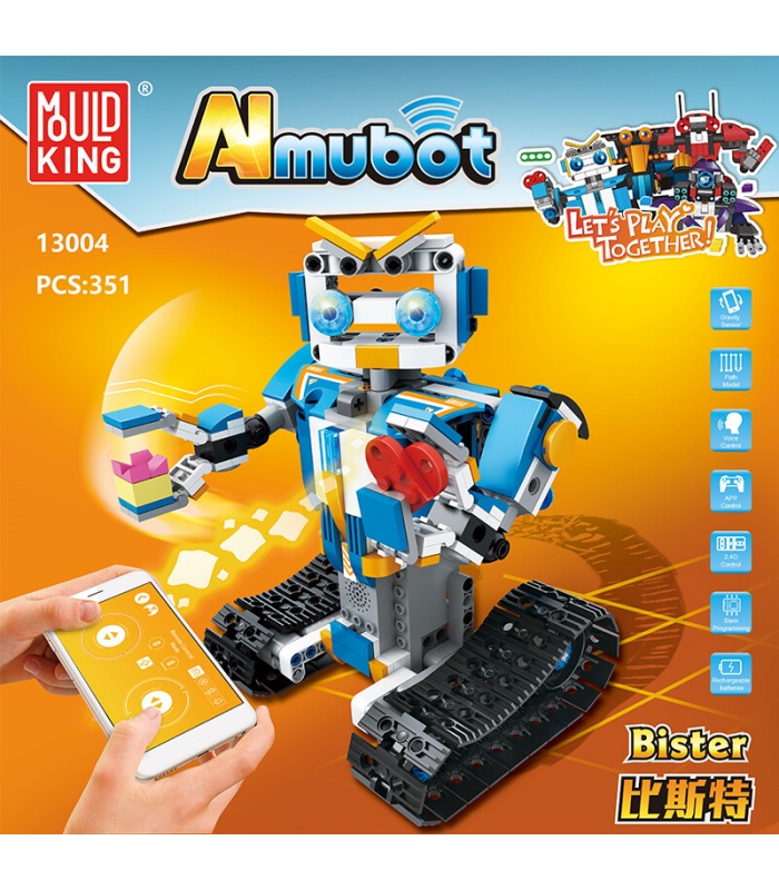 MOULD KING 13004 Bister Remote Control Robot Building Blocks Toy Set