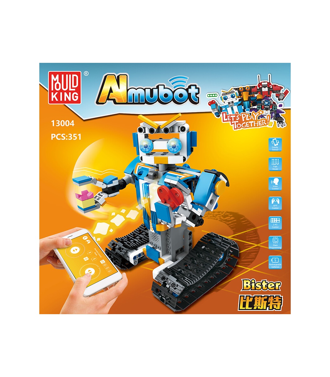 MOULD KING 13004 Bister Robot télécommandé blocs de construction ensemble  de jouets 