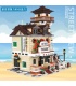PANGU PG12003 Boat House Diner Building Bricks Toy Set