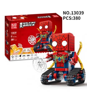 Mould King 13039 Spider Man Walking Brick Remote Control Building Blocks Toy Set