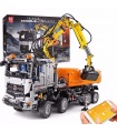 MOULD KING 19007 High-Tech Arocs Pneumatic Truck Remote Control Building Blocks Toy Set