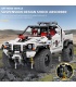 MOULD KING 18005 Silver Flagship Off-Road Truck Remote Control Building Blocks Toy Set