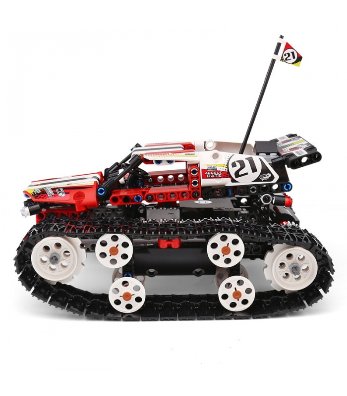MOULD KING 13024 Crawler Car Red Building Blocks Toy Set