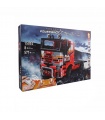 MOLD KING 15002 Ensemble de jouets télécommandés pour camion de course rouge