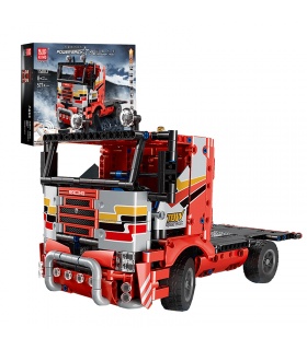 MOLD KING 15003 RC Transport Truck Juego de juguetes de bloques de construcción de