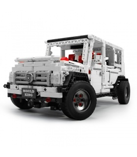 MOULD KING 13069 Mercedes-Benz G65 Juego de juguetes de bloques de construcción blancos