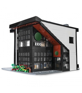 MOLD KING 16036 Modern Cafe Modular Building Blocks Juego de juguetes