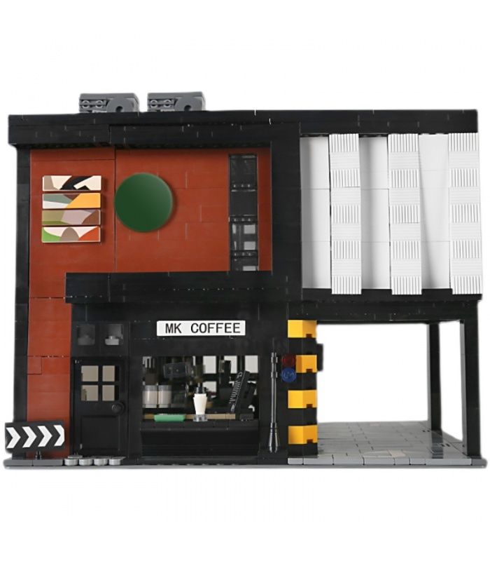 MOULD KING 16036 Modern Cafe Modular Building Blocks Toy Set