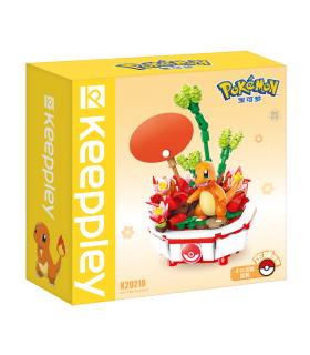 Keeppley K20218 Charmander Potted Plant Building Block Toy Set