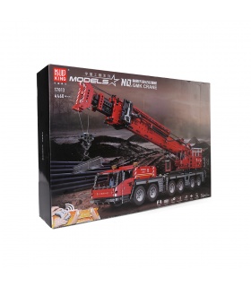 MOLD KING 17013 Grove Mobile Crane GMK Juego de bloques de construcción de control remoto