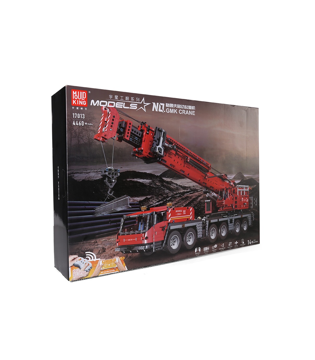 MOULD KING 17013 Grove Mobile Crane GMK Remote Control Building Blocks Toy  Set 