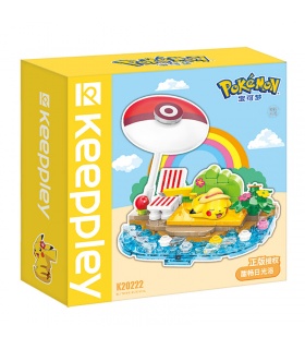 Keeppley K20222 Pokemon „Gönnen Sie sich ein Sonnenbad“, Baustein-Spielzeugset
