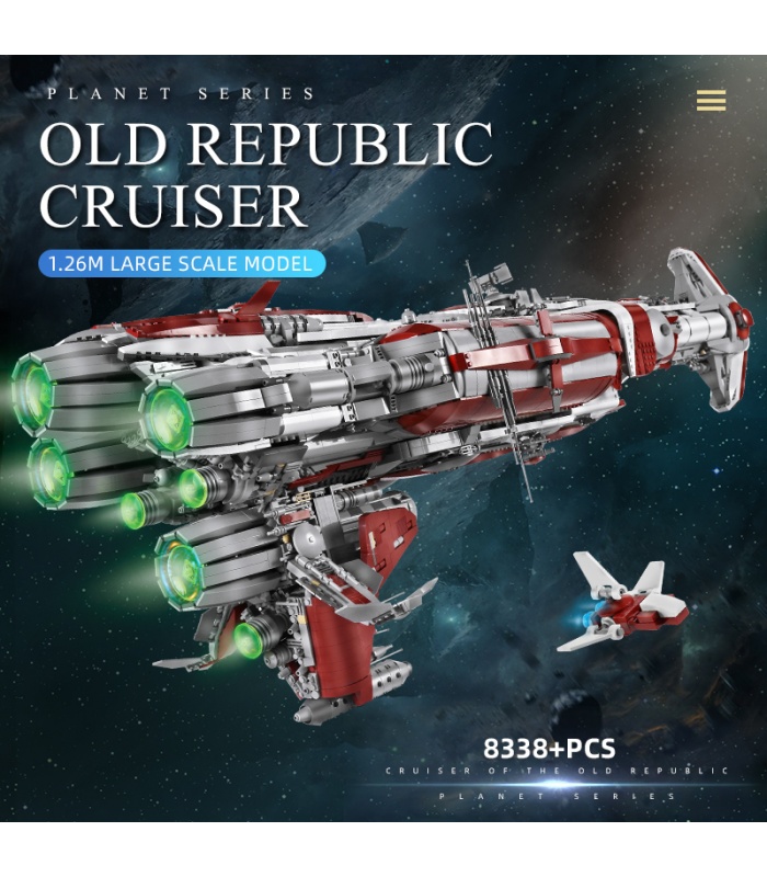 MOLD KING 21002 Old Republic Escort Cruiser Star Wars Juego de bloques de construcción de