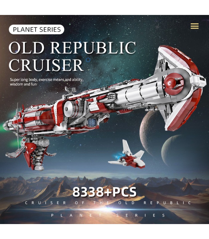 MOLD KING 21002 Old Republic Escort Cruiser Star Wars Juego de bloques de construcción de